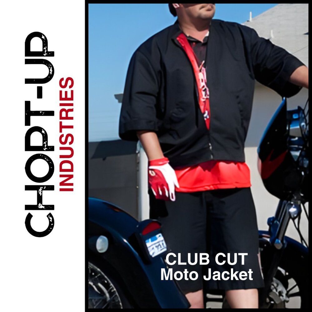 Chopt Up Club Cut Moto Jacket – 3/4 Sleeve - Men's L